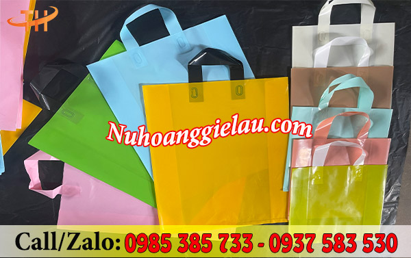 Túi quai ép nhiều màu nhiều cỡ Túi quai ép nhiều màu nhiều cỡ