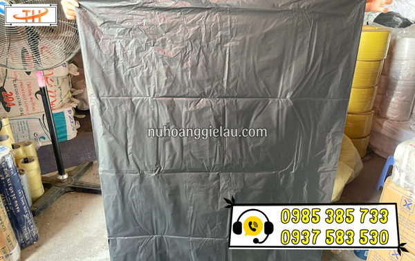 Túi rác đen công nghiệp size lớn sức chứa lớn Túi rác đen công nghiệp size lớn sức chứa lớn