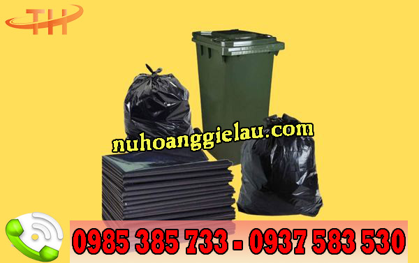 túi rác công nghiệp màu đen túi rác công nghiệp màu đen