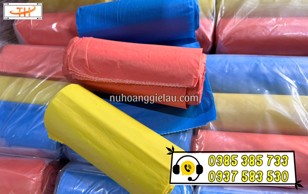 Túi rác cuộn đóng gói 3 cuộn/ bịch Túi rác cuộn đóng gói 3 cuộn/ bịch