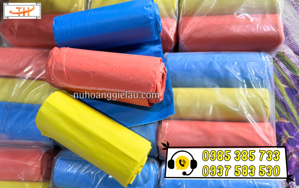 Túi đựng rác cuộn màu sỉ rẻ Túi đựng rác cuộn màu sỉ rẻ
