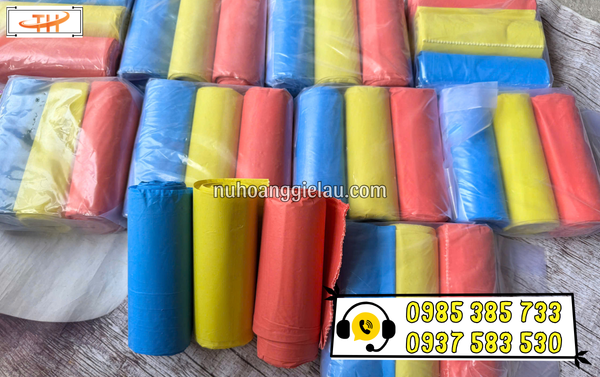 Túi rác cuộn hàng sẵn đủ màu tại Thu Hồng Túi rác cuộn hàng sẵn đủ màu tại Thu Hồng