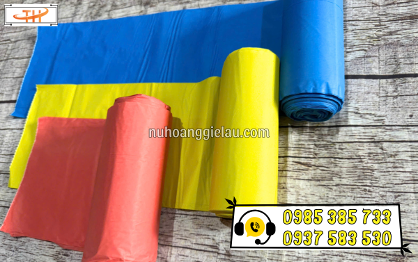 Túi rác dạng cuộn đủ màu Túi rác dạng cuộn đủ màu