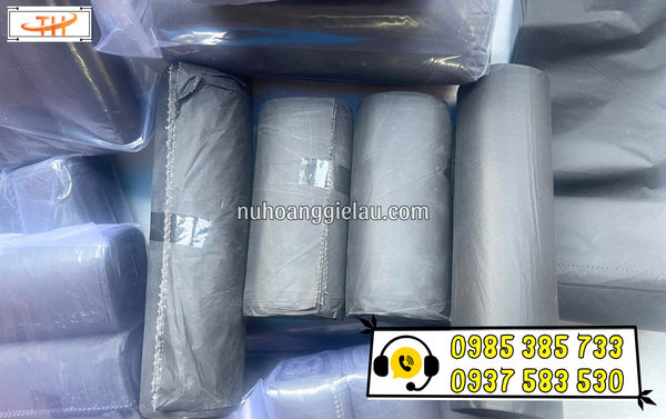 Túi đựng rác cuộn màu đen đủ cỡ Túi đựng rác cuộn màu đen đủ cỡ