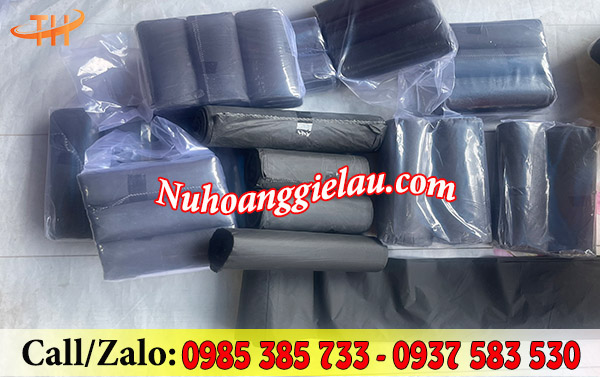 Cuộn túi rác đen sẵn số lượng đủ cỡ Cuộn túi rác đen sẵn số lượng đủ cỡ