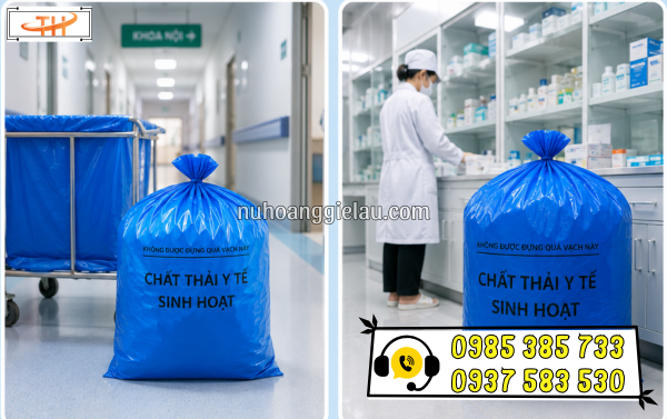 Túi rác y tế tự huỷ được dùng phổ biến trong y tế Túi rác y tế tự huỷ được dùng phổ biến trong y tế