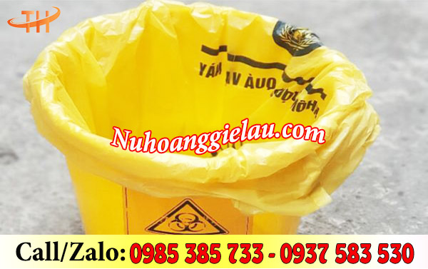 Túi đựng rác thải y tế phù hợp nhiều cỡ thùng rác Túi đựng rác thải y tế phù hợp nhiều cỡ thùng rác