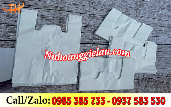 Túi xốp trắng sữa in sẵn và trơn Túi xốp trắng sữa in sẵn và trơn