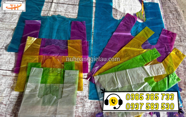 Túi xốp 2 quai đa dạng màu sắc và kích cỡ Túi xốp 2 quai đa dạng màu sắc và kích cỡ