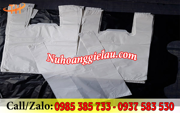 Túi xốp 2 quai trắng sữa giá tốt tại công ty Thu Hồng Túi xốp 2 quai trắng sữa giá tốt tại công ty Thu Hồng