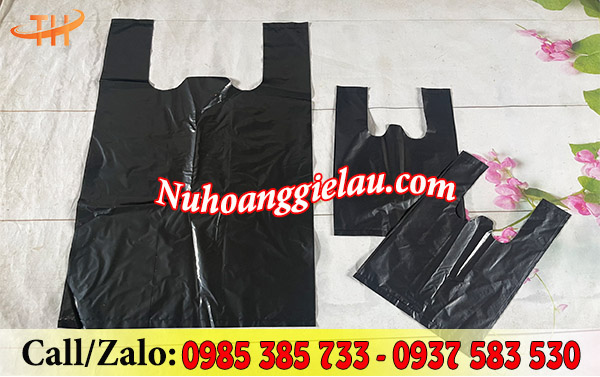 Bao bì xốp đen 2 quai đủ cỡ Bao bì xốp đen 2 quai đủ cỡ