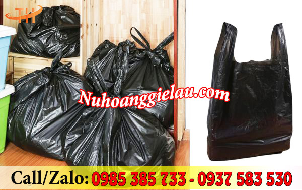 Túi xốp đen đựng hàng hoá kín đáo Túi xốp đen đựng hàng hoá kín đáo