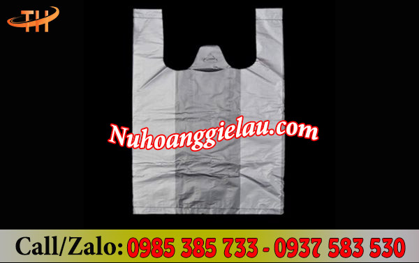 Túi xốp hai quai trắng nhẹ, bền, tiện lợi Túi xốp hai quai trắng nhẹ, bền, tiện lợi