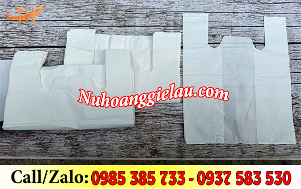 Túi xốp hai quai trắng chất lượng có nhận in logo giá rẻ Túi xốp hai quai trắng chất lượng có nhận in logo giá rẻ