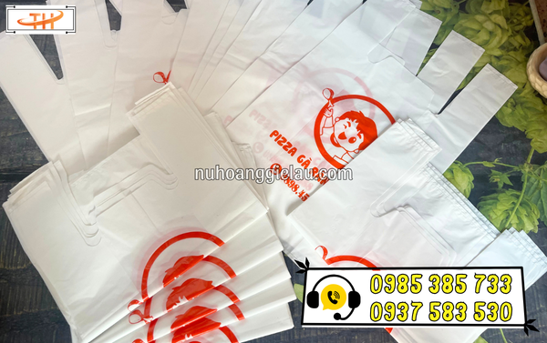 Túi xốp trắng sữa in sẵn Túi xốp trắng sữa in sẵn