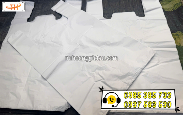 Túi xốp trắng sữa trơn Túi xốp trắng sữa trơn