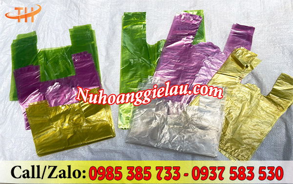 Túi xốp 2 quai đủ màu Túi xốp 2 quai đủ màu