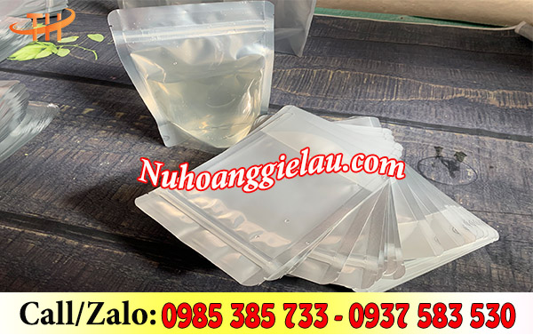 Túi zip đáy đứng 1 mặt bạc Túi zip đáy đứng 1 mặt bạc