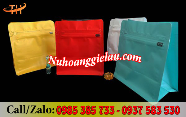 Túi zipper 8 cạnh đủ màu Túi zipper 8 cạnh đủ màu