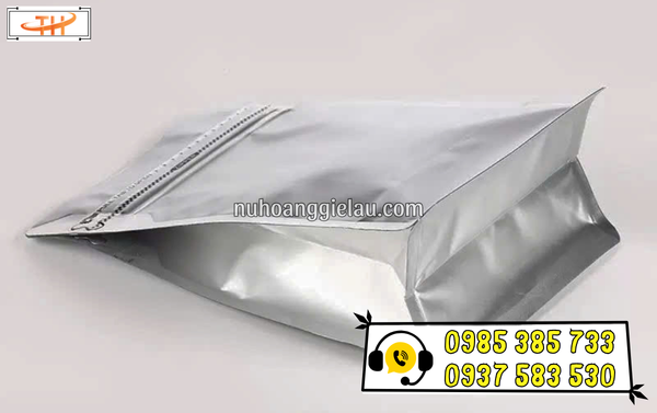 Túi zipper 8 cạnh đáy vuông thiết kế đẹp mắt, hiện đại Túi zipper 8 cạnh đáy vuông thiết kế đẹp mắt, hiện đại