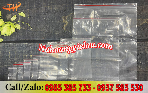 Túi zip chỉ đỏ đa dạng nhiều size Túi zip chỉ đỏ đa dạng nhiều size