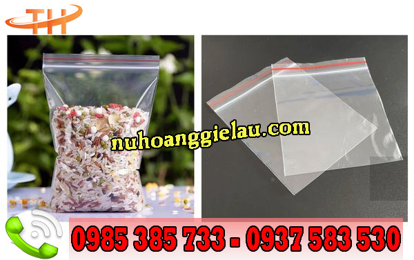 Túi zip chỉ đỏ đựng thực phẩm tiện lợi Túi zip chỉ đỏ đựng thực phẩm tiện lợi