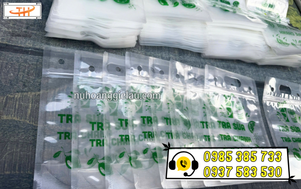 Túi zip đựng trà chanh mẫu in sẵn tại Thu Hồng Túi zip đựng trà chanh mẫu in sẵn tại Thu Hồng