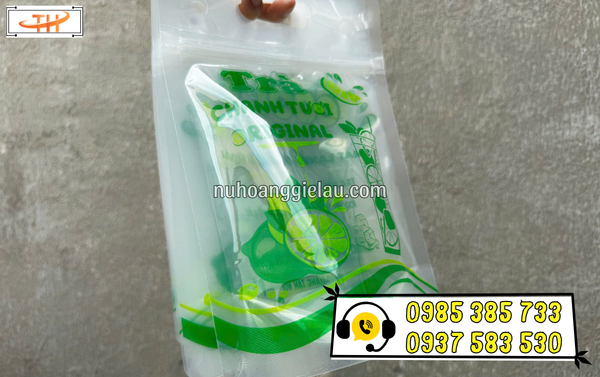 Túi nilon zip lock đựng đồ uống Túi nilon zip lock đựng đồ uống