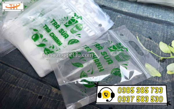 Xem cận chi tiết túi zip đựng trà chanh Xem cận chi tiết túi zip đựng trà chanh
