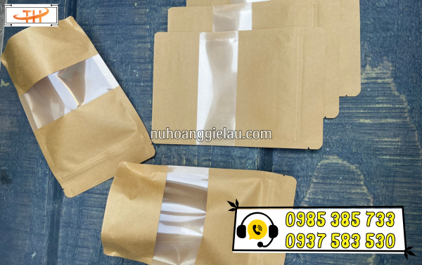 Túi giấy zip giấy có cửa sổ trong suốt sẵn hàng chuẩn tại Thu Hồng Túi giấy zip giấy có cửa sổ trong suốt sẵn hàng chuẩn tại Thu Hồng
