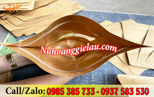 Túi zip giấy có cửa sổ với đường khoá zip tiện lợi Túi zip giấy có cửa sổ với đường khoá zip tiện lợi