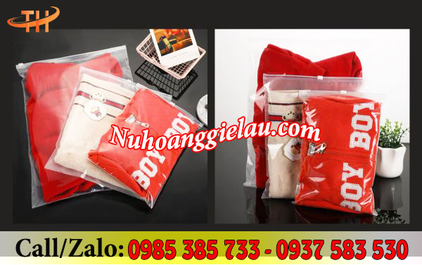 Túi zip khoá kéo đựng quần áo sang trọng Túi zip khoá kéo đựng quần áo sang trọng