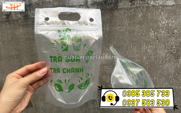 Túi nilon zip lock đựng đồ uống Túi nilon zip lock đựng đồ uống