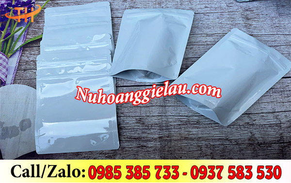 Túi zip trắng sữa đẹp mắt Túi zip trắng sữa đẹp mắt