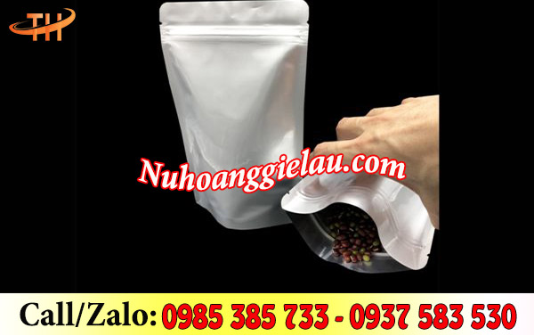 Túi zip trắng sữa đựng thực phẩm an toàn, kín đáo Túi zip trắng sữa đựng thực phẩm an toàn, kín đáo