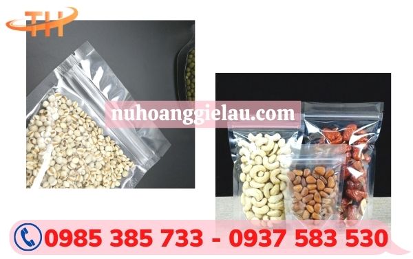 túi zip hai mặt trong suốt đựng thực phẩm đẹp mắt túi zip hai mặt trong suốt đựng thực phẩm đẹp mắt