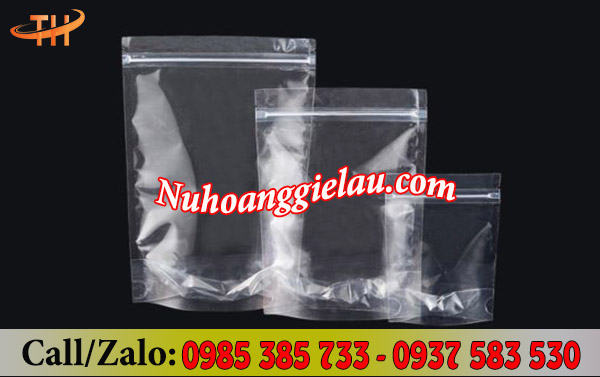 Túi zipper đáy đứng trong suốt Túi zipper đáy đứng trong suốt