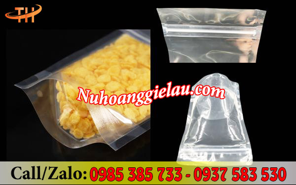 Túi zip trong suốt đáy đứng được thiết kế ấn tượng, kín đáo Túi zip trong suốt đáy đứng được thiết kế ấn tượng, kín đáo