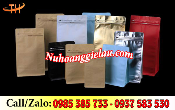 Túi zipper đáy đứng 8 cạnh đa dạng màu sắc và kích cỡ Túi zipper đáy đứng 8 cạnh đa dạng màu sắc và kích cỡ