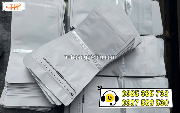 Túi zipper 8 cạnh đáy vuông hàng sẵn số lượng sỉ Túi zipper 8 cạnh đáy vuông hàng sẵn số lượng sỉ