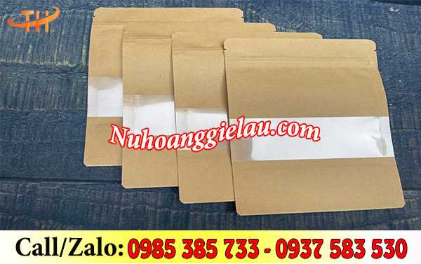 Túi zip giấy đa dạng kích cỡ Túi zip giấy đa dạng kích cỡ