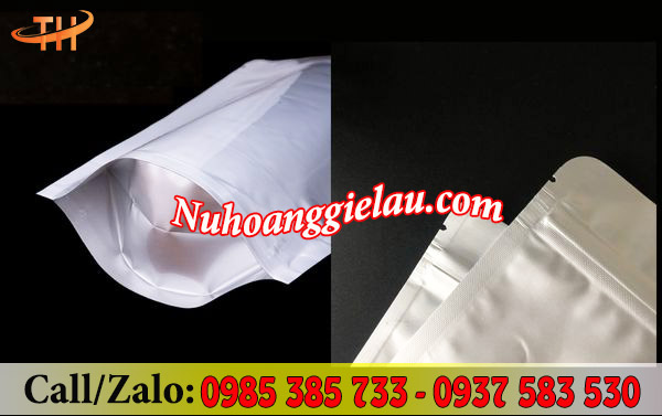 Túi zipper hai mặt bạc được thiết kế sang trọng, tiện lợi Túi zipper hai mặt bạc được thiết kế sang trọng, tiện lợi