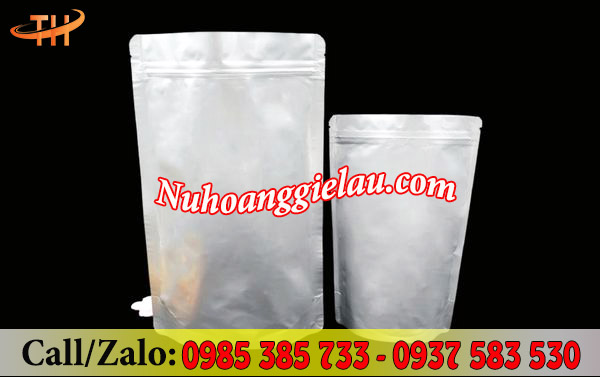 Túi zipper hai mặt bạc cứng cáp, trưng bày sản phẩm dễ dàng Túi zipper hai mặt bạc cứng cáp, trưng bày sản phẩm dễ dàng