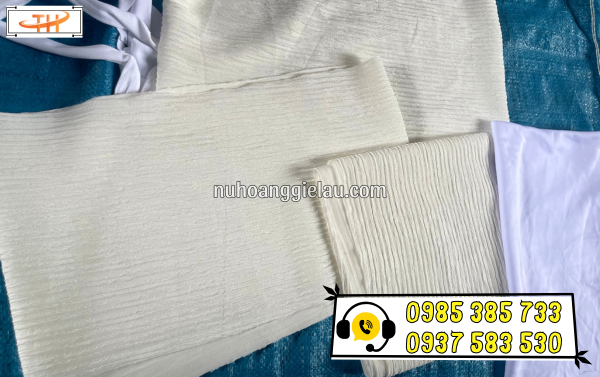 Vải lau công nghiệp cotton màu trắng Vải lau công nghiệp cotton màu trắng