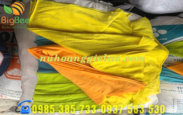 vải lau thun cotton may nối 2 - 4 lớp