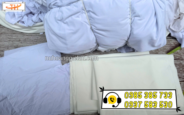 Vải lau cotton trắng đa đạng với nhiều khổ vải Vải lau cotton trắng đa đạng với nhiều khổ vải
