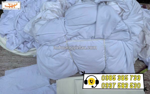Vải lau công nghiệp cotton trắng tại Thu Hồng Vải lau công nghiệp cotton trắng tại Thu Hồng