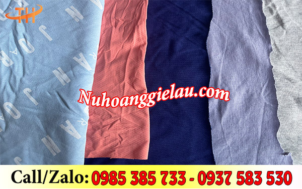 Giẻ lau công nghiệp thun cotton Giẻ lau công nghiệp thun cotton