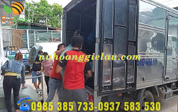 khách Bình Tân đặt mua sỉ vải lau may nối 2 - 4 lớp