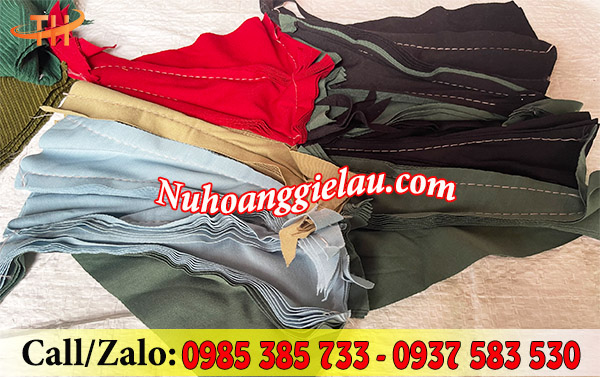 Vải lau nhiều lớp may nối với nhiều đường may chắc chắn Vải lau nhiều lớp may nối với nhiều đường may chắc chắn